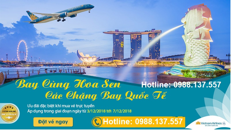Đặt vé máy bay vietnamairlines