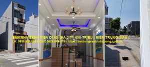 Bán nhà đường Hai Bà Trưng Dĩ An Bình Dương