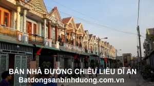 BÁN NHÀ ĐƯỜNG CHIÊU LIÊU THÀNH PHỐ DĨ AN - 2 TỶ 700 TRIỆU