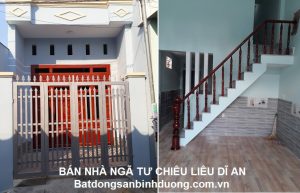 Bán nhà gần ngay ngã 3 miếu Chiêu Liêu thành phố Dĩ An