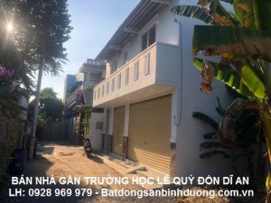Bán nhà Dĩ An Mới Xây gần ngay trường học Lê Qúy Đôn